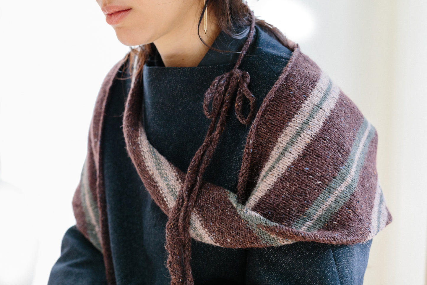 March Shawl in Treacle