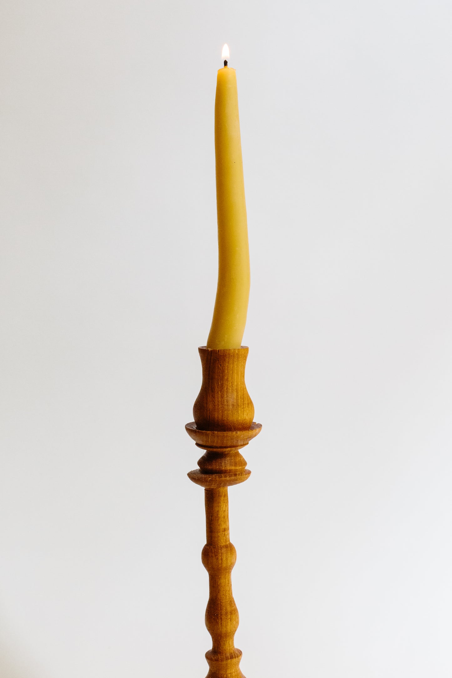 Handturned Candlestick