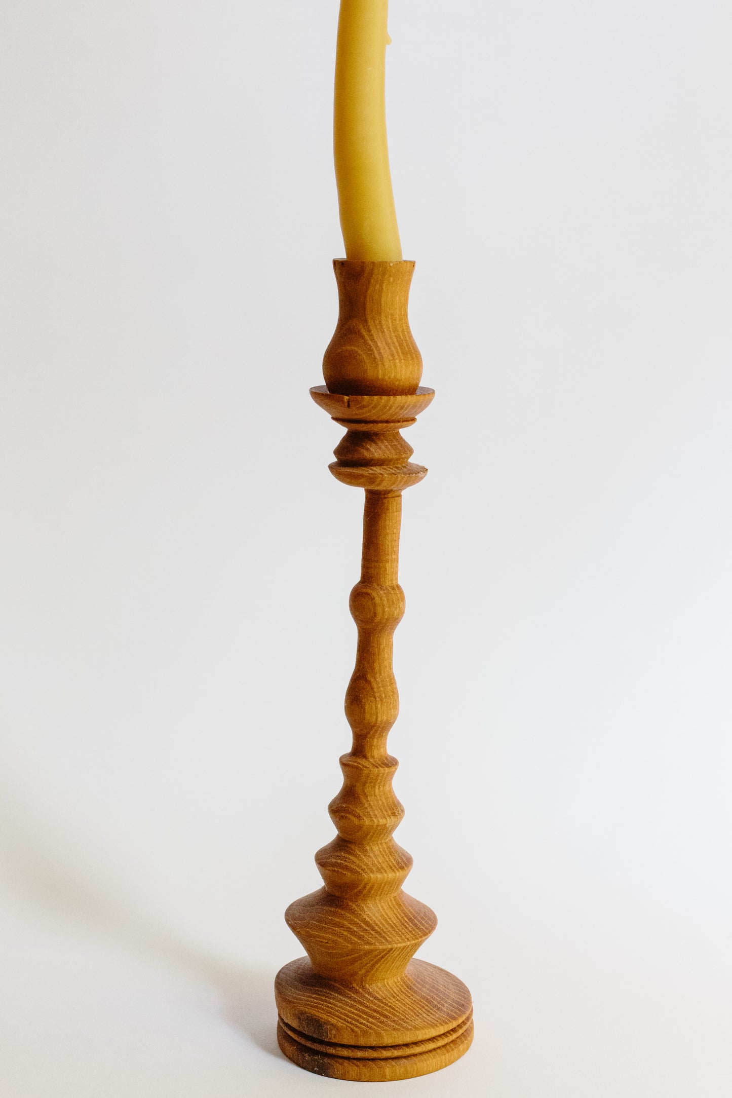 Handturned Candlestick