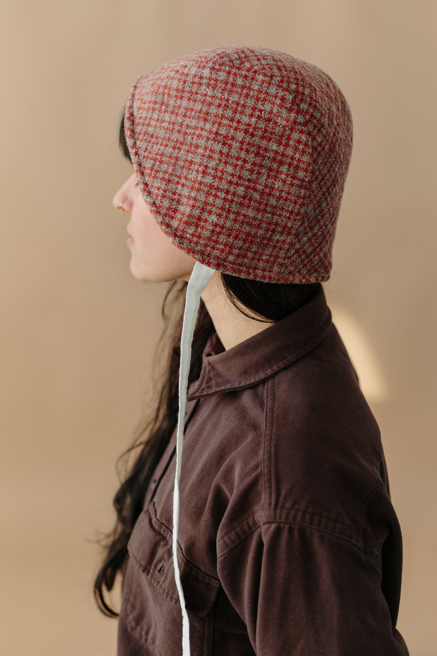 Bruegel Cap / Red Check Wool