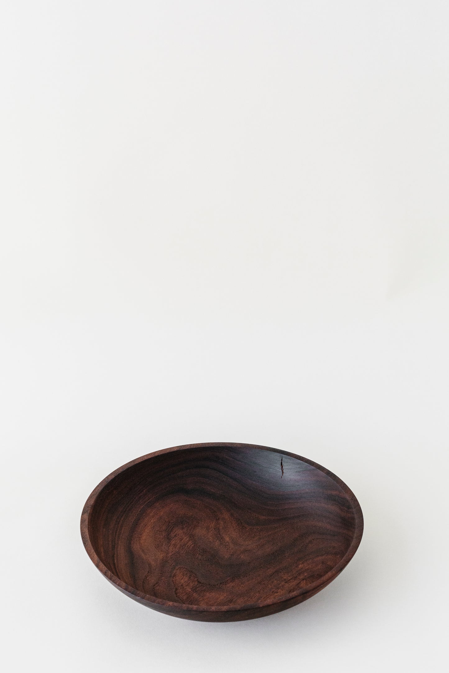 Shallow Walnut Bowl