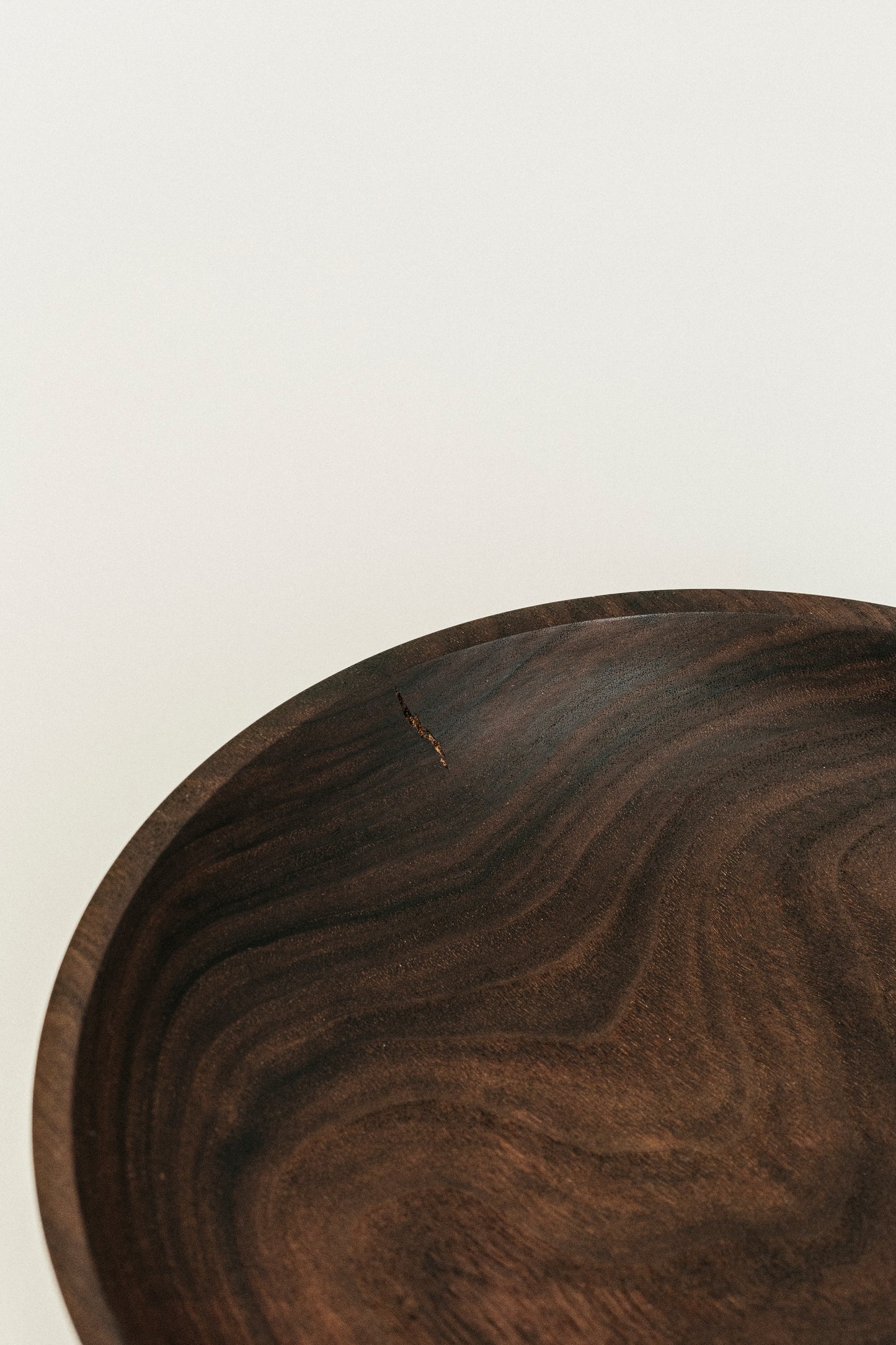 Shallow Walnut Bowl