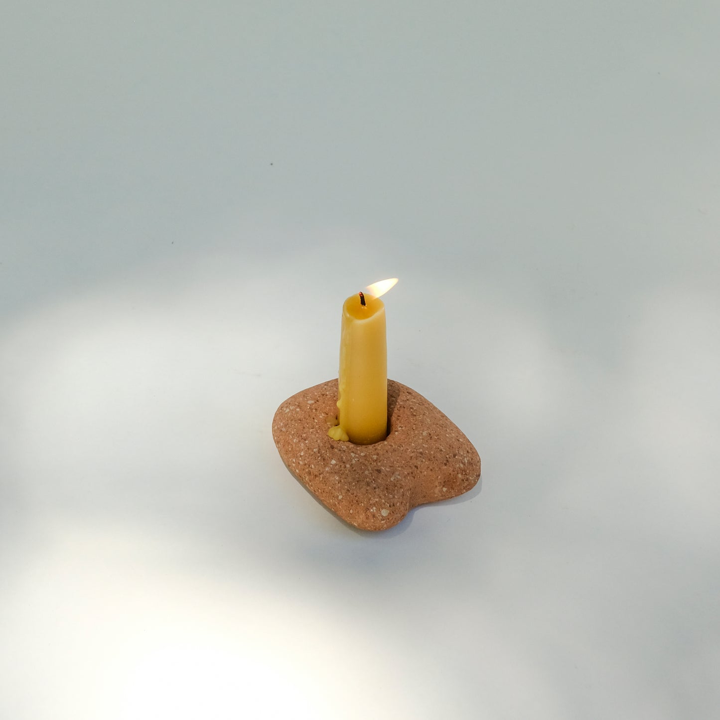 Weathered Brick Candle Holder