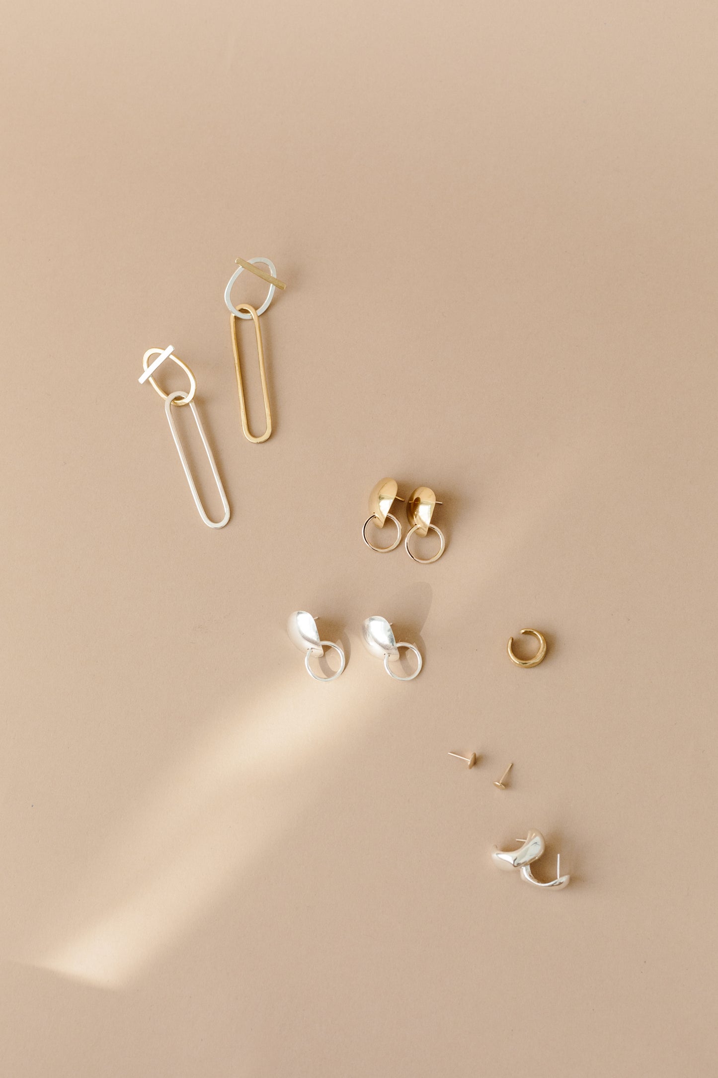 Small Domed 14k Gold Stud