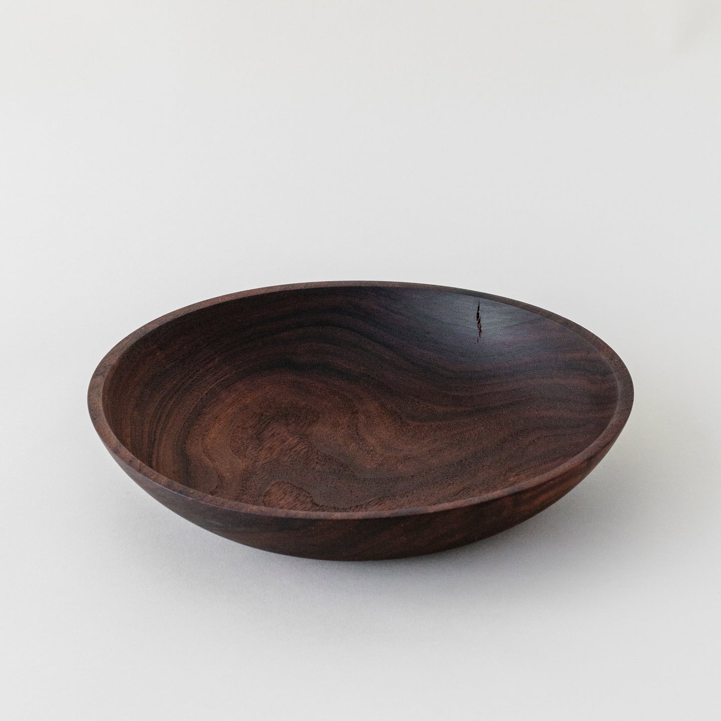 Shallow Walnut Bowl