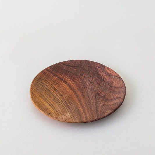 Carved Walnut Plate