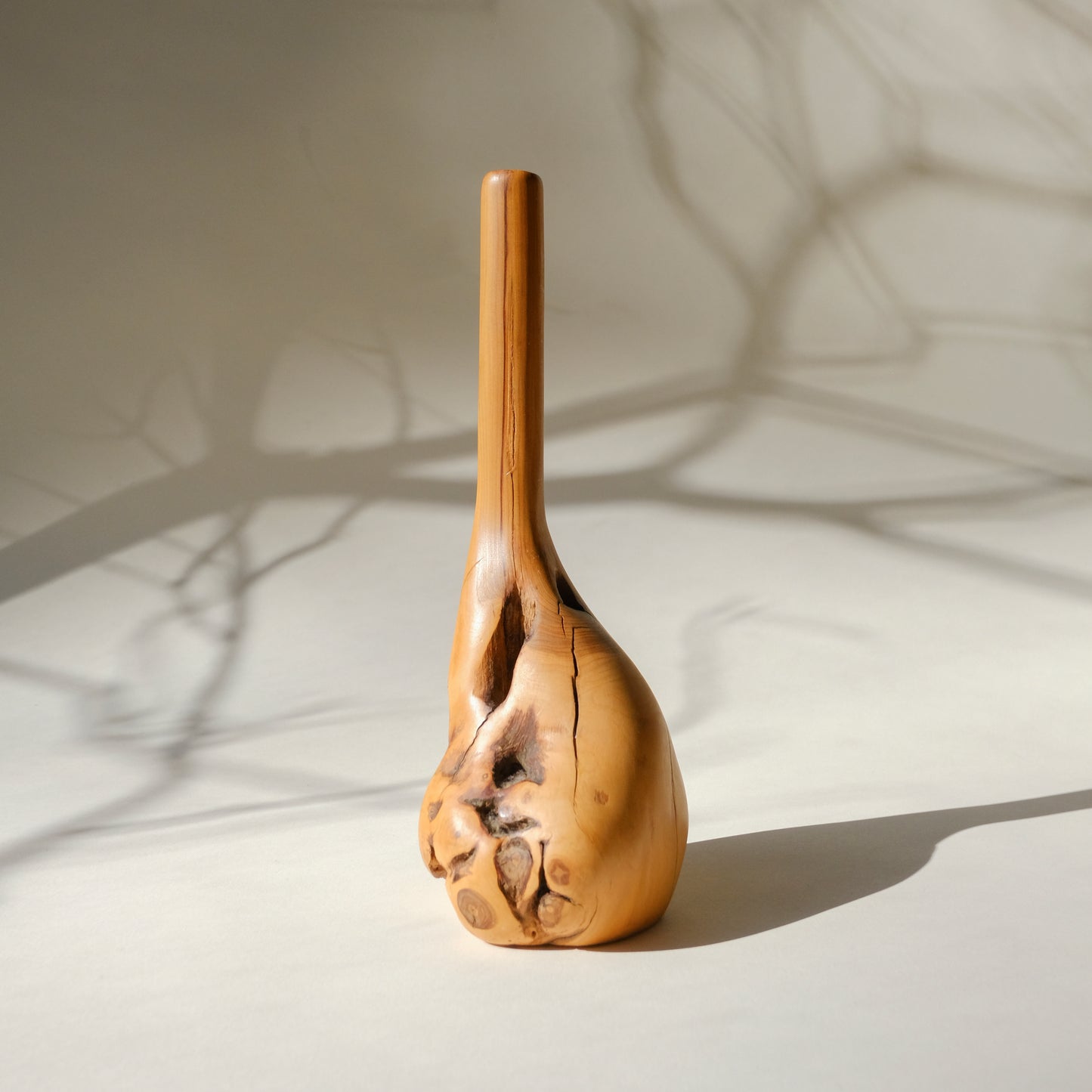 Lilac Wood Vase